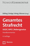 Cover: Gesamtes Strafrecht - Nomos