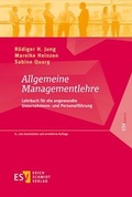 Cover: Allgemeine Managementlehre - Erich Schmidt Verlag