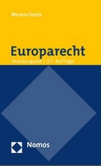 Bild vergrößern Bild: Europarecht - Nomos