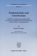 Bild: Denkmalschutz und Umweltschutz - Duncker & Humblot