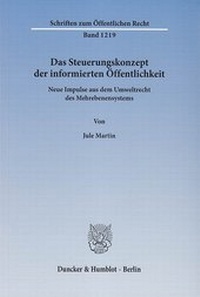 Abbildung von: Das Steuerungskonzept der informierten Öffentlichkeit - Duncker & Humblot