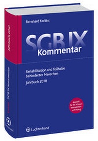 Abbildung von: SGB IX Kommentar Jahrbuch 2010 - Luchterhand