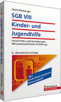 Abbildung von: SGB VIII - Kinder- und Jugendhilfe - Walhalla