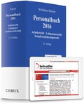 Cover: Personalbuch 2016 - C.H.BECK