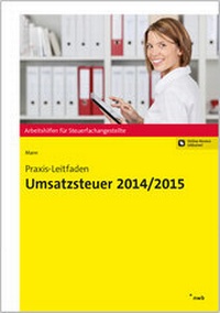 Abbildung von: Praxis-Leitfaden Umsatzsteuer 2015 - NWB