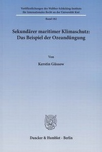 Bild: Sekundärer maritimer Klimaschutz: Das Beispiel der Ozeandüngung - Duncker & Humblot