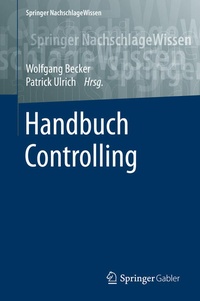 Enlarge image Cover: Handbuch Controlling - Springer Gabler