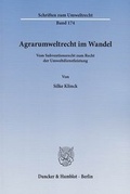 Bild: Agrarumweltrecht im Wandel - Duncker & Humblot