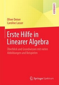 Abbildung von: Erste Hilfe in Linearer Algebra - Springer Spektrum