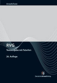 Enlarge image Cover: RVG - Deutscher Anwaltverlag