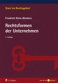 Abbildung von: Rechtsformen der Unternehmen - C.F. Müller