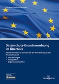 Cover: Datenschutz-Grundverordnung im &Uuml;berblick - Datakontext