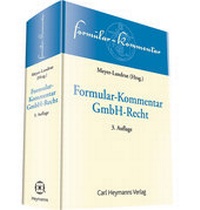 Enlarge image Cover: Formular-Kommentar GmbH-Recht - Carl Heymanns Verlag