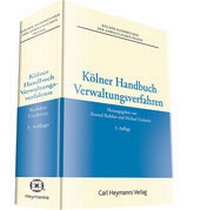 Abbildung von: Kölner Handbuch Verwaltungsverfahren - Carl Heymanns Verlag