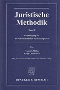 Cover: Juristische Methodik - Duncker & Humblot