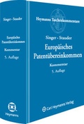 Cover: Europ&auml;isches Patent&uuml;bereinkommen (EP&Uuml;) - Carl Heymanns Verlag