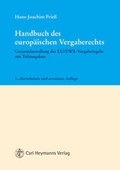 Cover: Handbuch des europ&auml;ischen Vergaberechts - Carl Heymanns Verlag