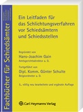 Cover: Leitfaden f&uuml;r das Schlichtungsverfahren vor Schieds&auml;mtern und Schiedsstellen - Carl Heymanns Verlag