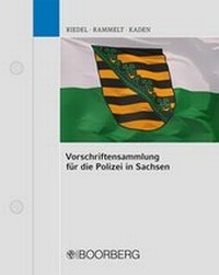 Abbildung von: Vorschriftensammlung für die Polizei in Sachsen - Boorberg