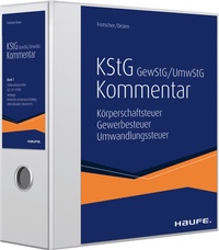 Abbildung von: Kommentar zum Körperschaft-, Gewerbe- und Umwandlungssteuergesetz - Haufe-Lexware