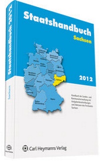 Abbildung von: Staatshandbuch Sachsen 2012 - Carl Heymanns Verlag