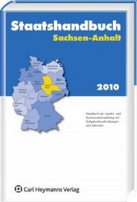 Abbildung von: Staatshandbuch Sachsen-Anhalt 2010 - Carl Heymanns Verlag