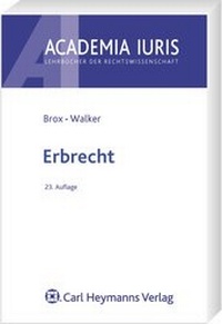 Enlarge image Cover: Erbrecht - Carl Heymanns Verlag