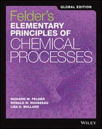 Enlarge image Cover: Elementary Principles of Chemical Processes - Wiley