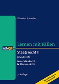 Abbildung von: Staatsrecht II - Boorberg