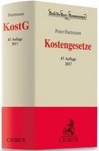Bild vergrößern Bild: Kostengesetze: KostG - C.H.BECK
