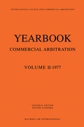 Abbildung von: Yearbook Commercial Arbitration - Wolters Kluwer B.V. Juridische Boeken en Tijdschriften