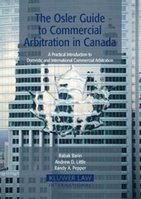 Abbildung von: The Osler Guide to Commercial Arbitration in Canada - Kluwer Law International