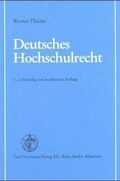 Cover: Deutsches Hochschulrecht - Carl Heymanns Verlag