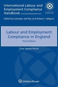 Cover: Labour and Employment Compliance in England - Kluwer Law International
