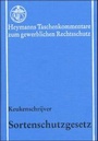Cover: Sortenschutzgesetz - Carl Heymanns Verlag