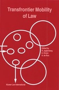 Cover: Transfrontier Mobility of Law - Kluwer Law International