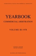 Abbildung von: Yearbook Commercial Arbitration - Wolters Kluwer B.V. Juridische Boeken en Tijdschriften