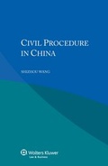 Abbildung von: Civil Procedure in China - Kluwer Law International
