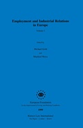 Abbildung von: Employment and Industrial Relations in Europe - Kluwer Law International