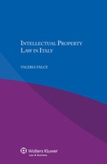 Cover: Intellectual Property Law in Italy - Kluwer Law International