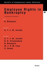 Abbildung von: Employee Rights in Bankruptcy:A Comparative-Law Assessment - Kluwer Law International