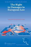 Cover: The Right to Damages in European Law - Kluwer Law International