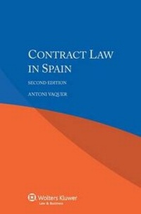 Enlarge image Cover: Contract Law in Spain - Kluwer Law International