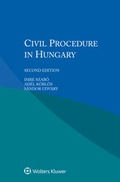 Abbildung von: Civil Procedure in Hungary - Kluwer Law International