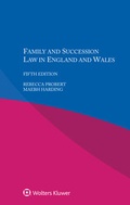 Cover: Family and Succession Law in England and Wales - Kluwer Law International