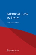 Cover: Medical Law in Italy - Kluwer Law International