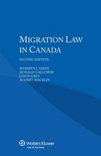 Abbildung von: Migration Law in Canada - Kluwer Law International