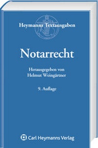 Enlarge image Cover: Notarrecht - Carl Heymanns Verlag