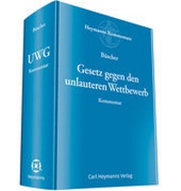 Abbildung von: Gesetz gegen den unlauteren Wettbewerb - Carl Heymanns Verlag