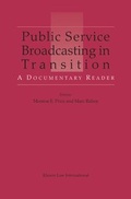 Cover: Public Service Broadcasting in Transition - Kluwer Law International